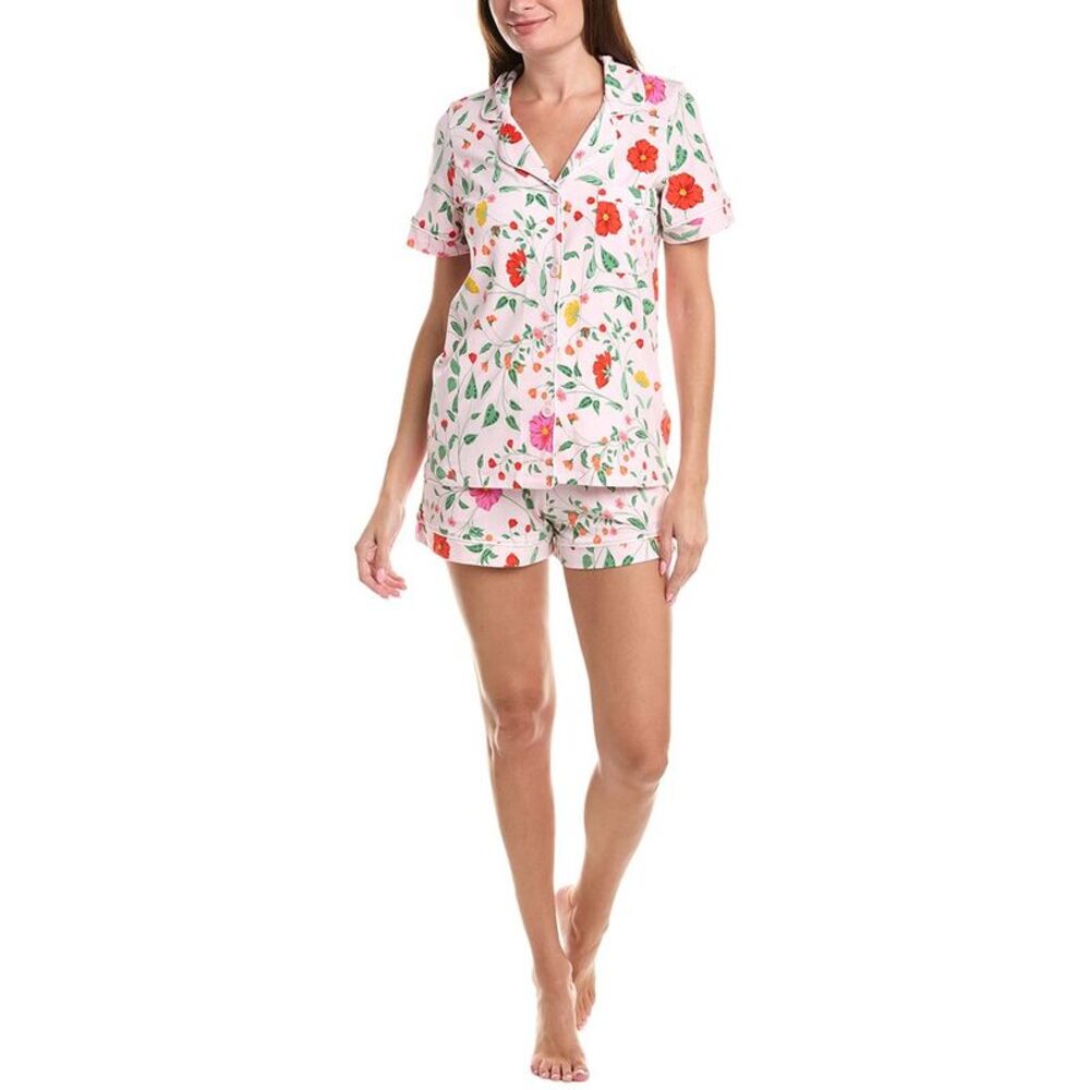 Bedhead Womens  2Pc Short Pajama Set, Pink